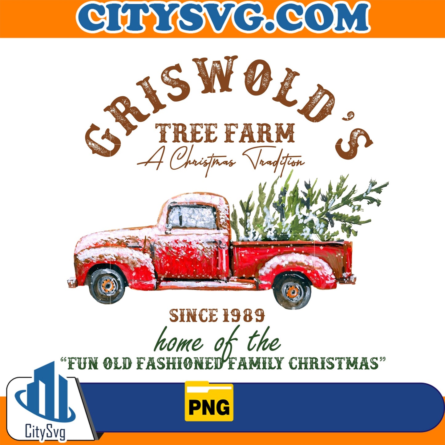 Griswold & Co Christmas Tree Farm Png CitySvg