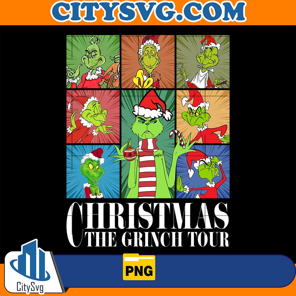 Christmas The Grinch Tour Png CitySvg