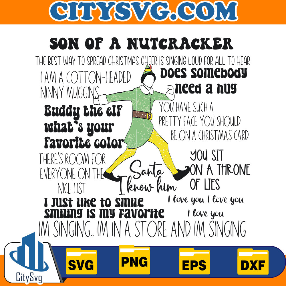 Christmas elf Svg CitySvg