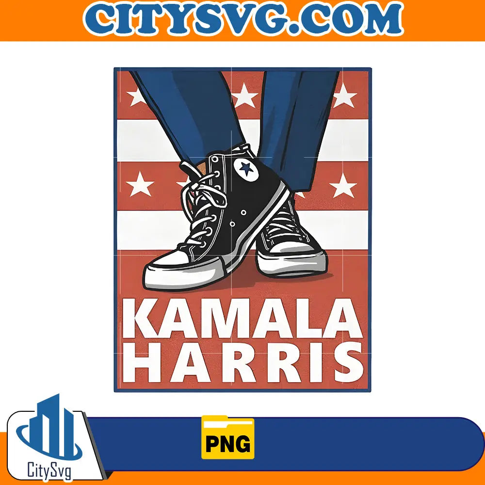 Chucks For Kamala Harris Png CitySvg