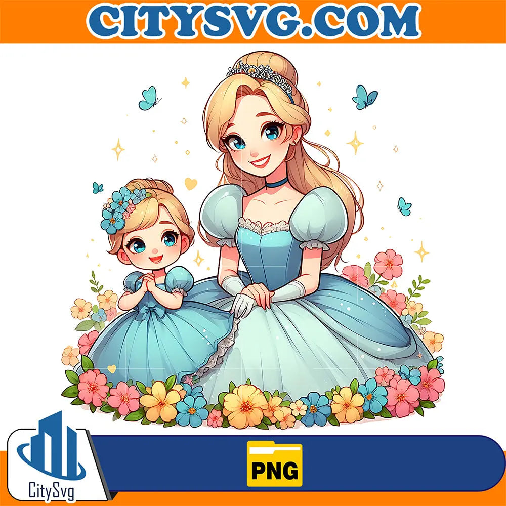 CinderellaPrincessAndDaughterPng