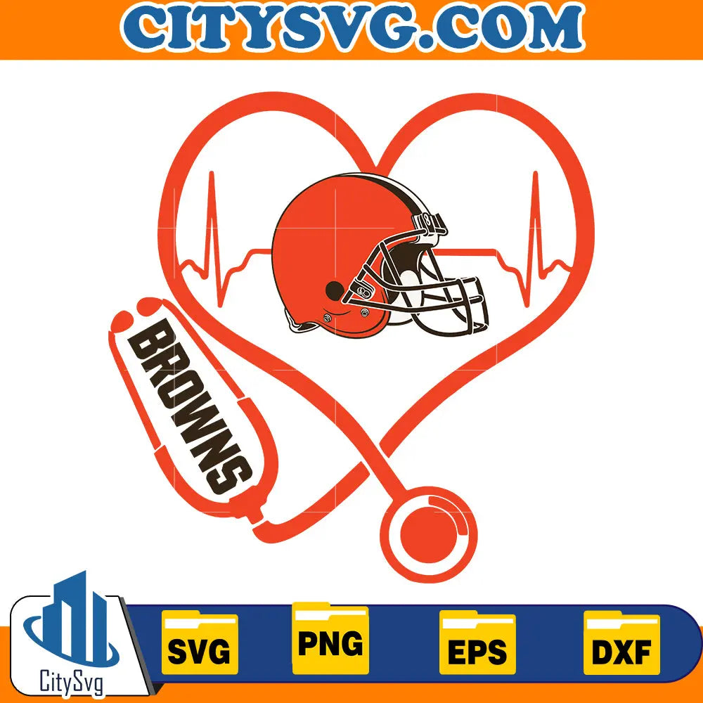 Heat Cleveland Browns Svg CitySvg