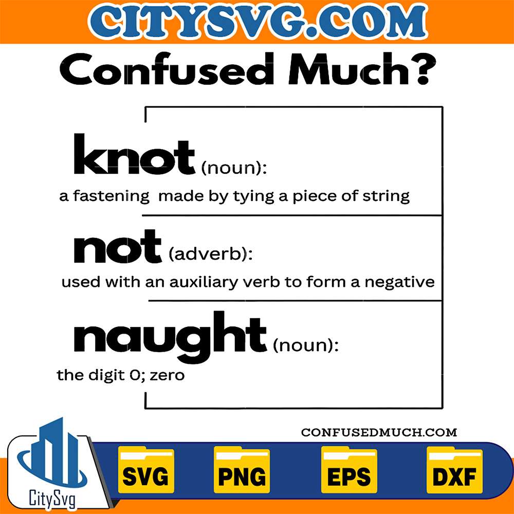 Confused-Homophone-Wordplay-Design-Premium-Svg