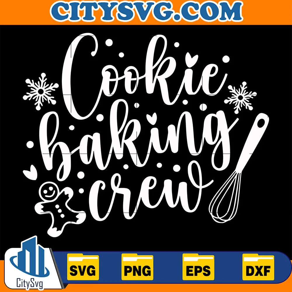 CookieBakingCrewSvg
