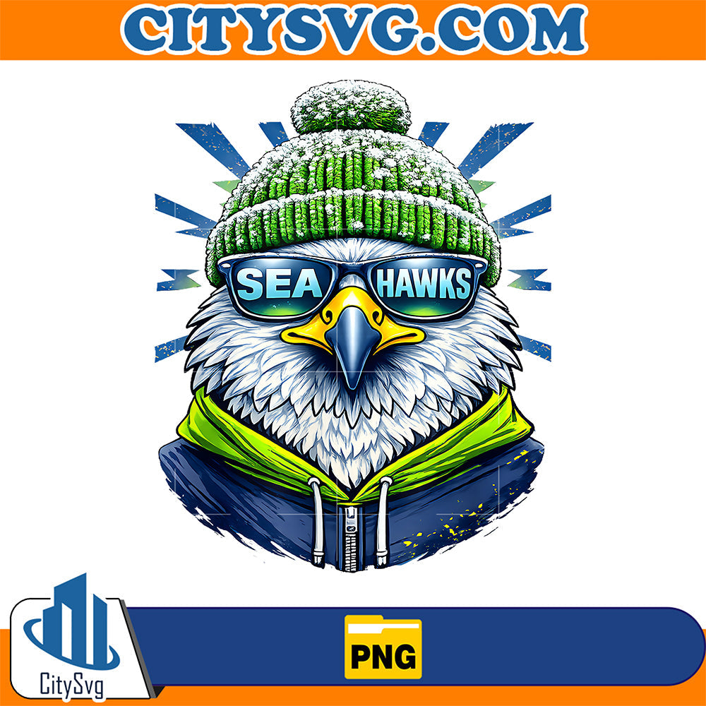 Cool Face Sea Hawk with Sunglass Png CitySvg