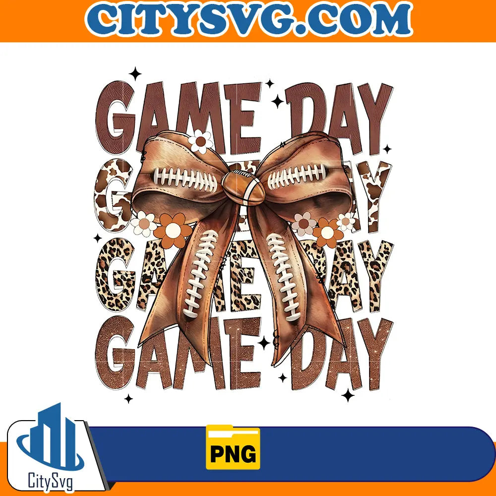 Coquette Football png, Football Bow png CitySvg