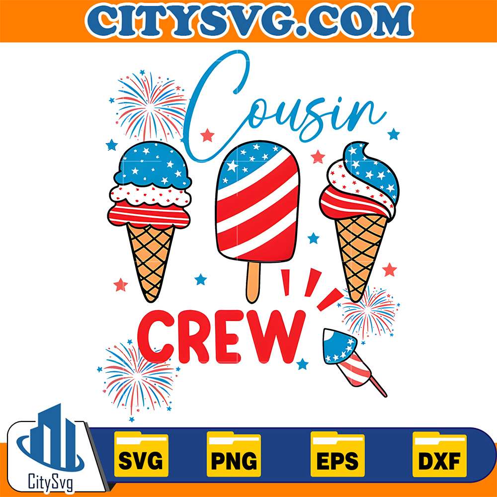 Cousin-Crew-4th-Of-July-Svg