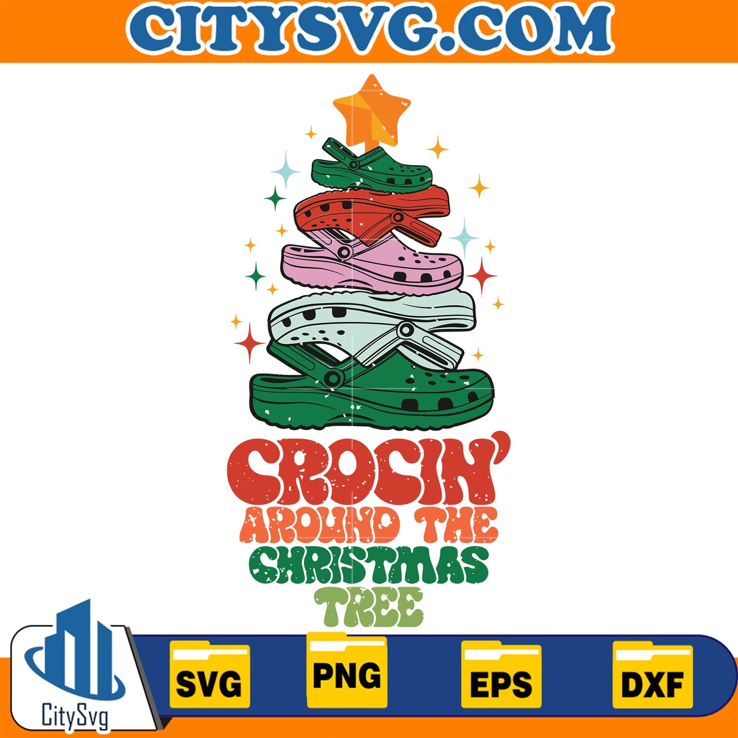 Crocin Around The Christmas Tree Svg CitySvg