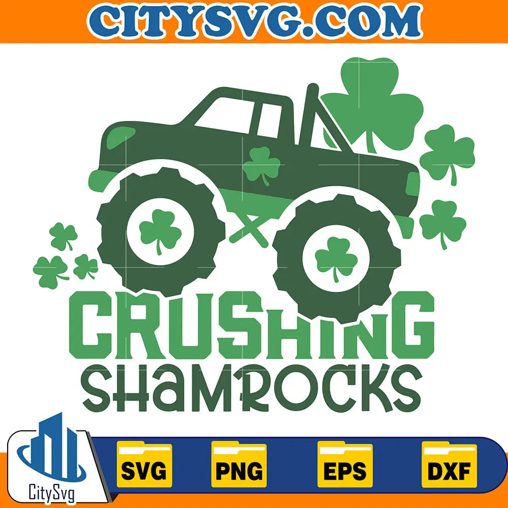CrushingShamrocksStPatricksDaySvg