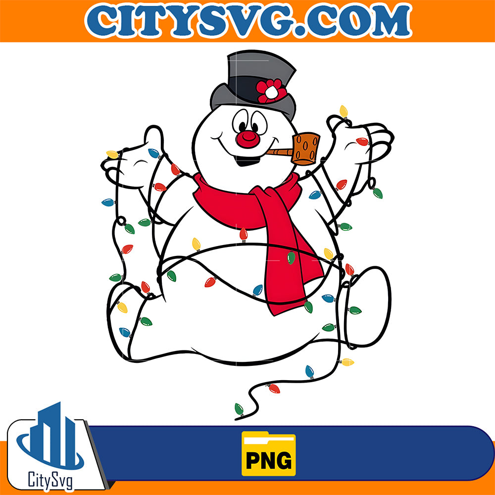 Cute-Frosty-Snowman-Png