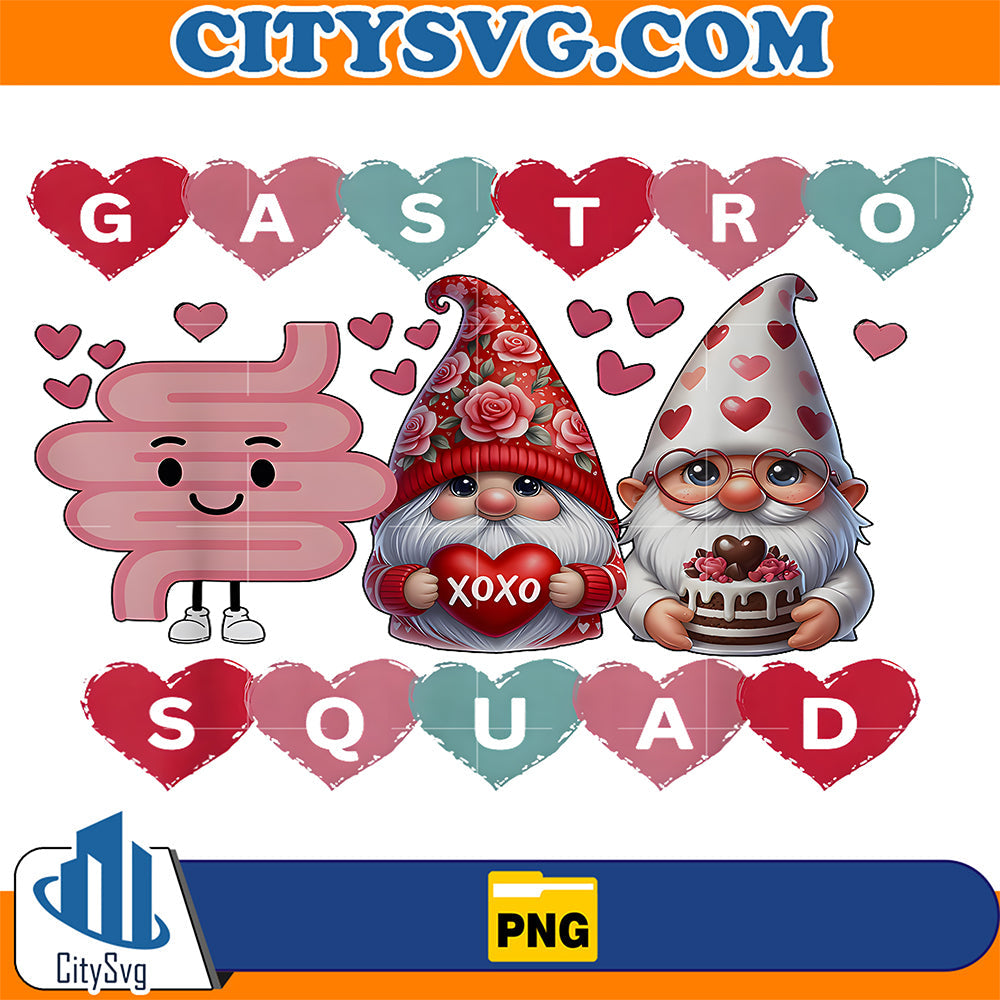 Cute-Heart-Gnomes-Gastro-Squad-Valentines-Endoscopy-Nurse-Png