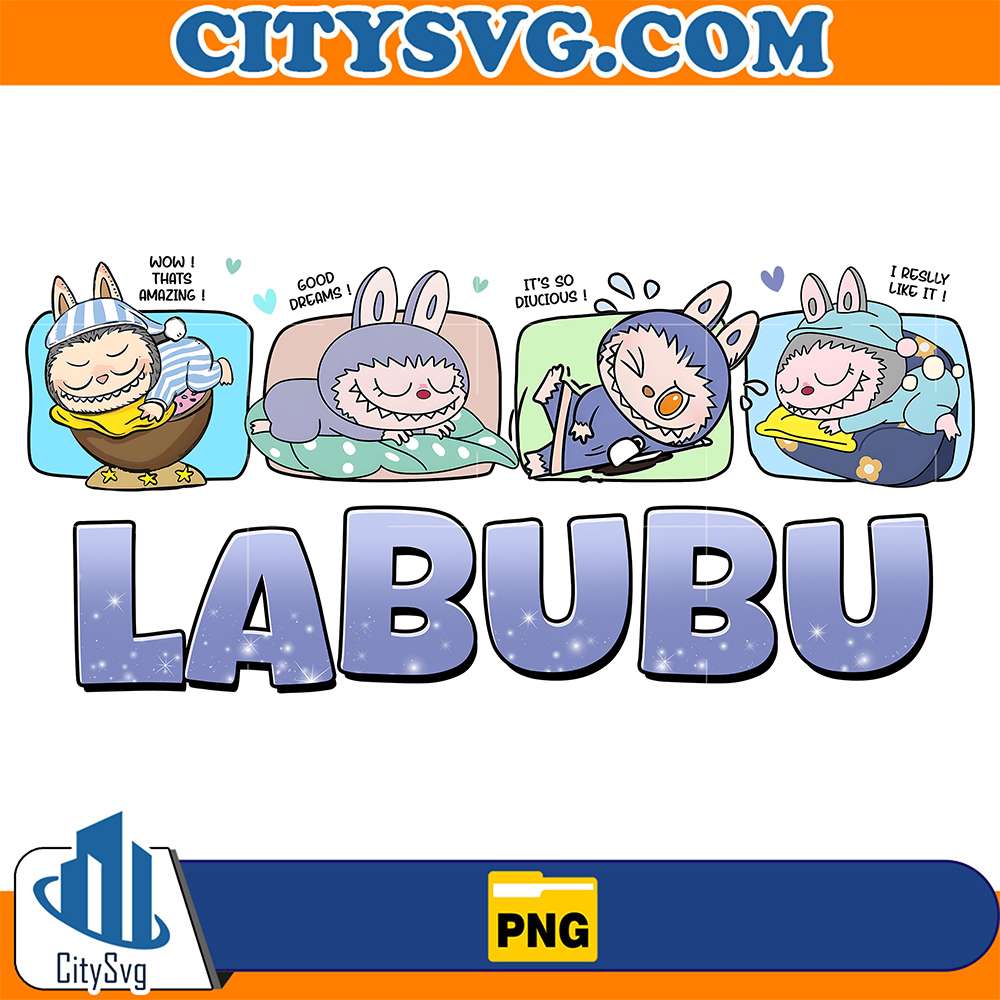 Cute-Labubu-Sleeping-Png