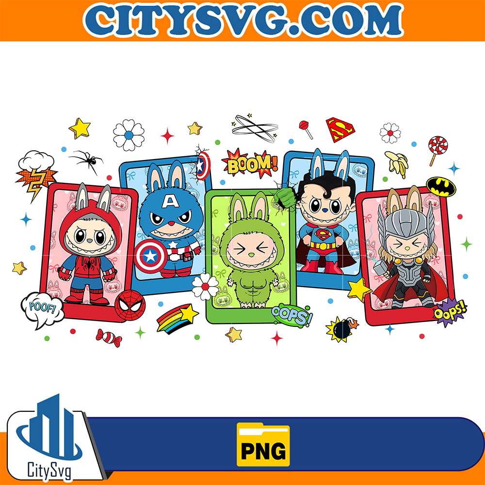 Cute-Labubu-Superhero-Png