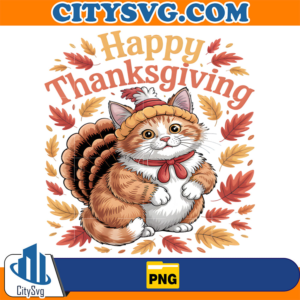 Cute-Thanksgiving-Cat-Turkey-Funny-Autumn-Animal-Png