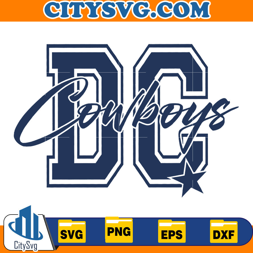 DC Cowboys Svg CitySvg
