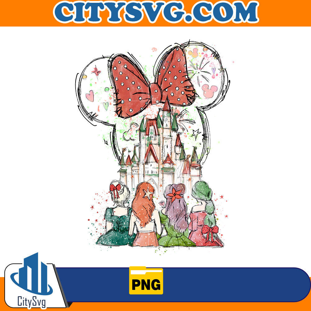 Disney Princess Christmas Png CitySvg