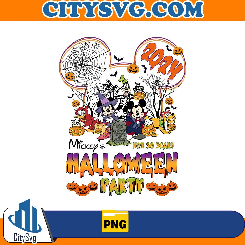 mickey's not-so-scary halloween party walt disneyworld Png CitySvg