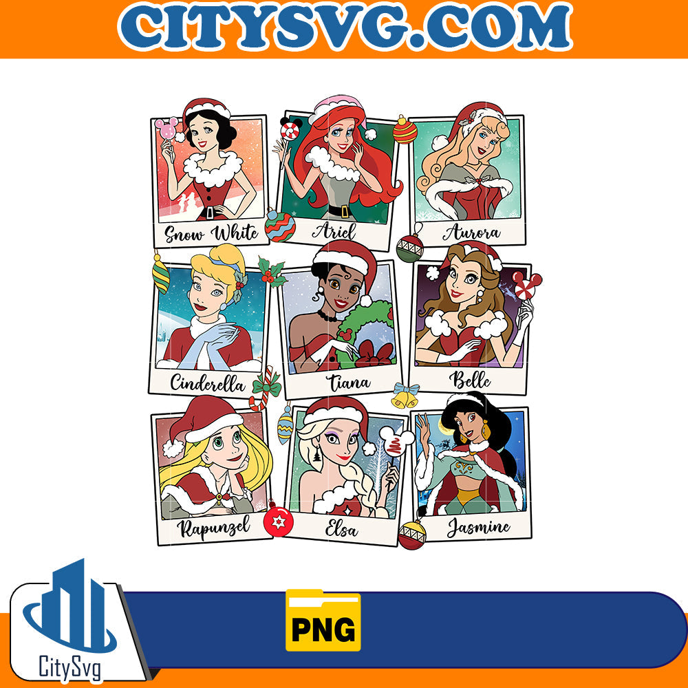 Disney Princess Christmas Png CitySvg