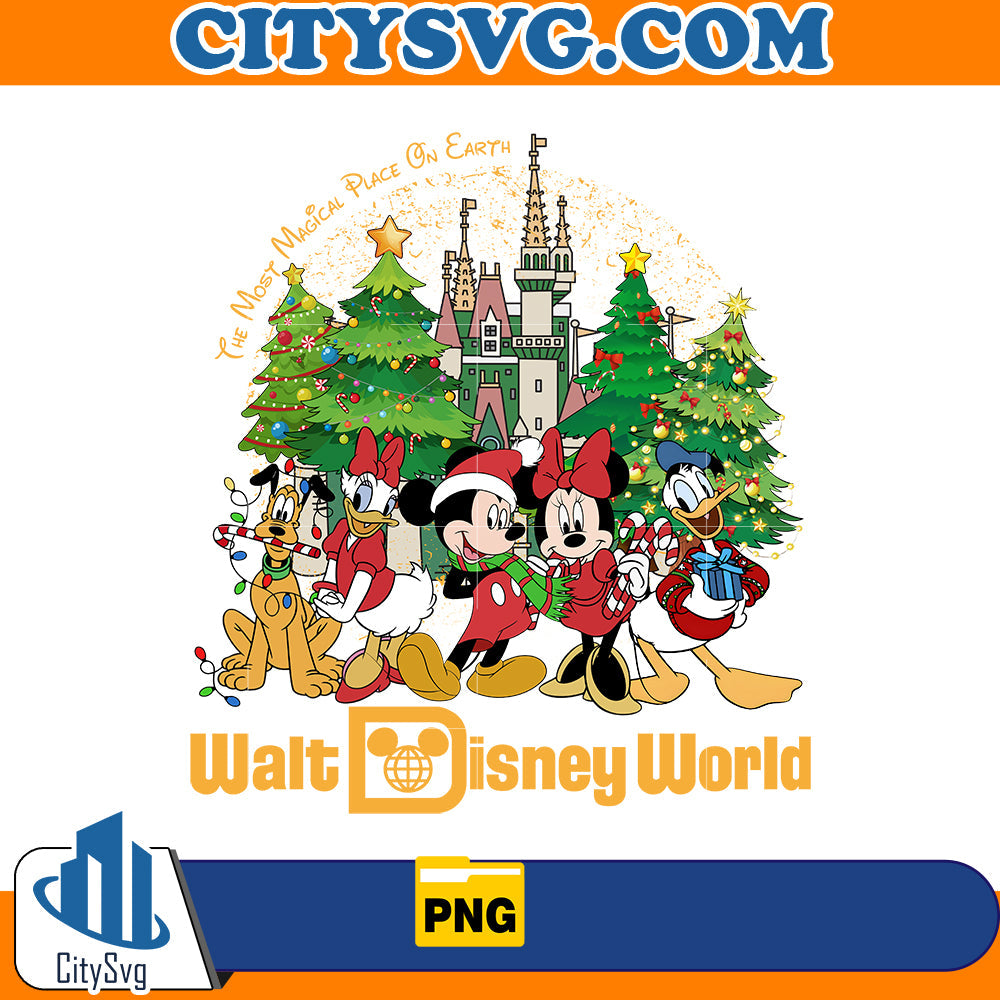 Mickey And Friend Christmas Png CitySvg
