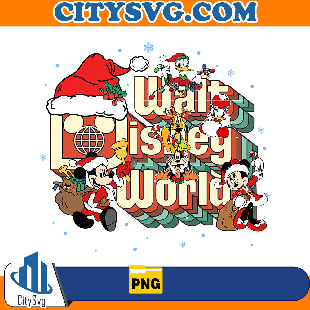 Mickey And Friend Christmas Png CitySvg