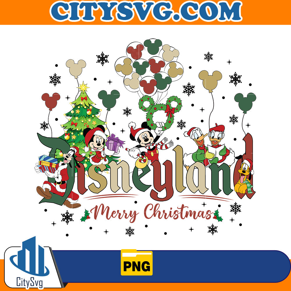 Disneyland Merry Christmas Png CitySvg