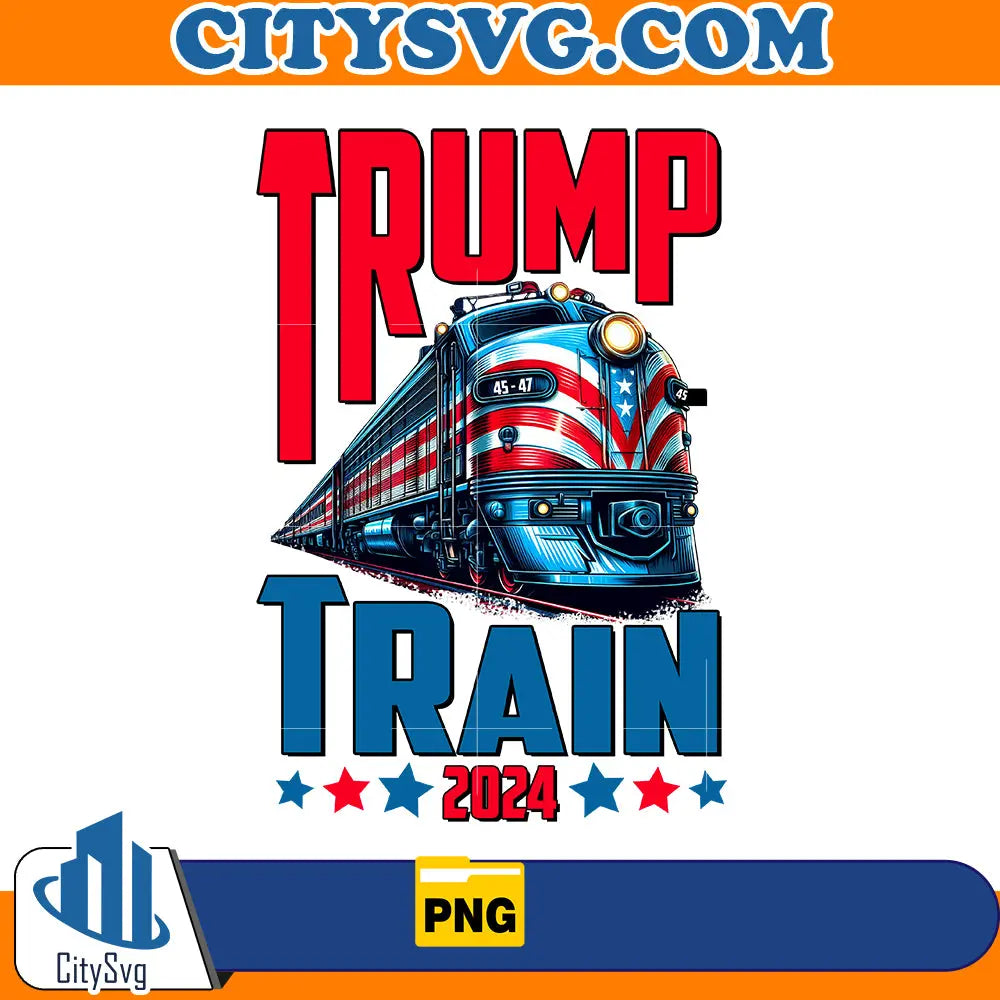 Trump train 2024 svg CitySvg