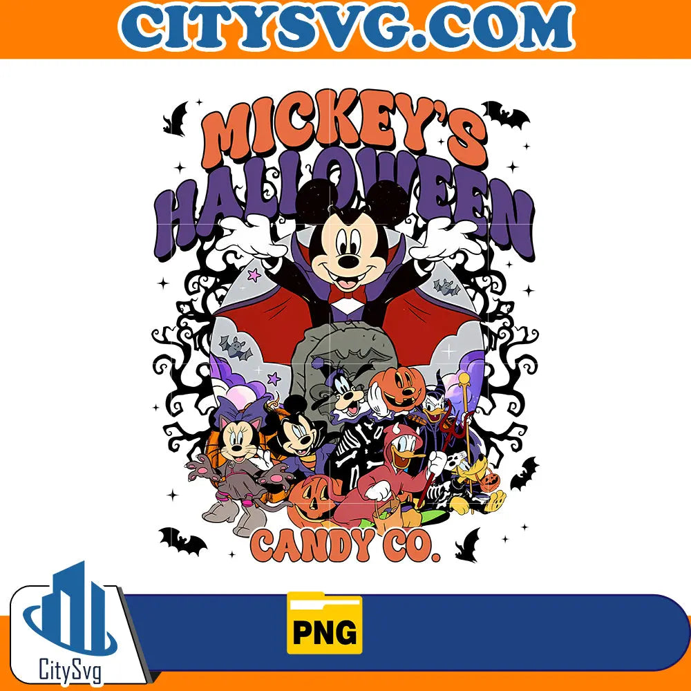 Mickey's Hallween Candy Co Png CitySvg