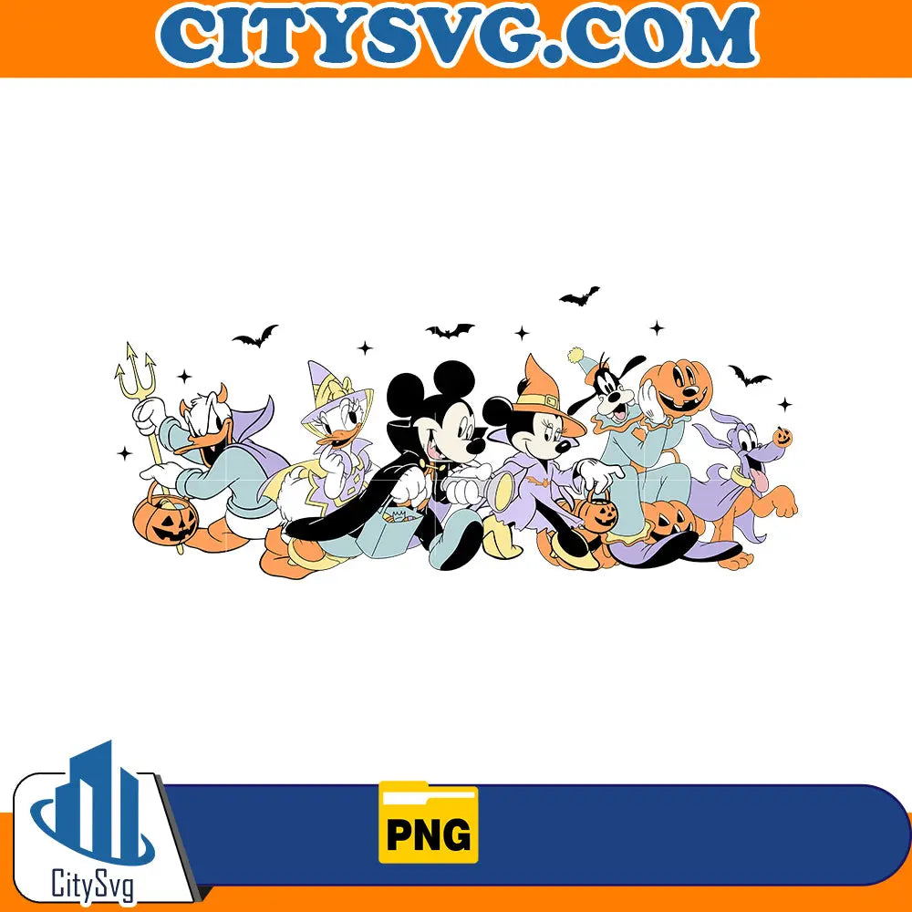 Mickey's Friends Hallween Png CitySvg