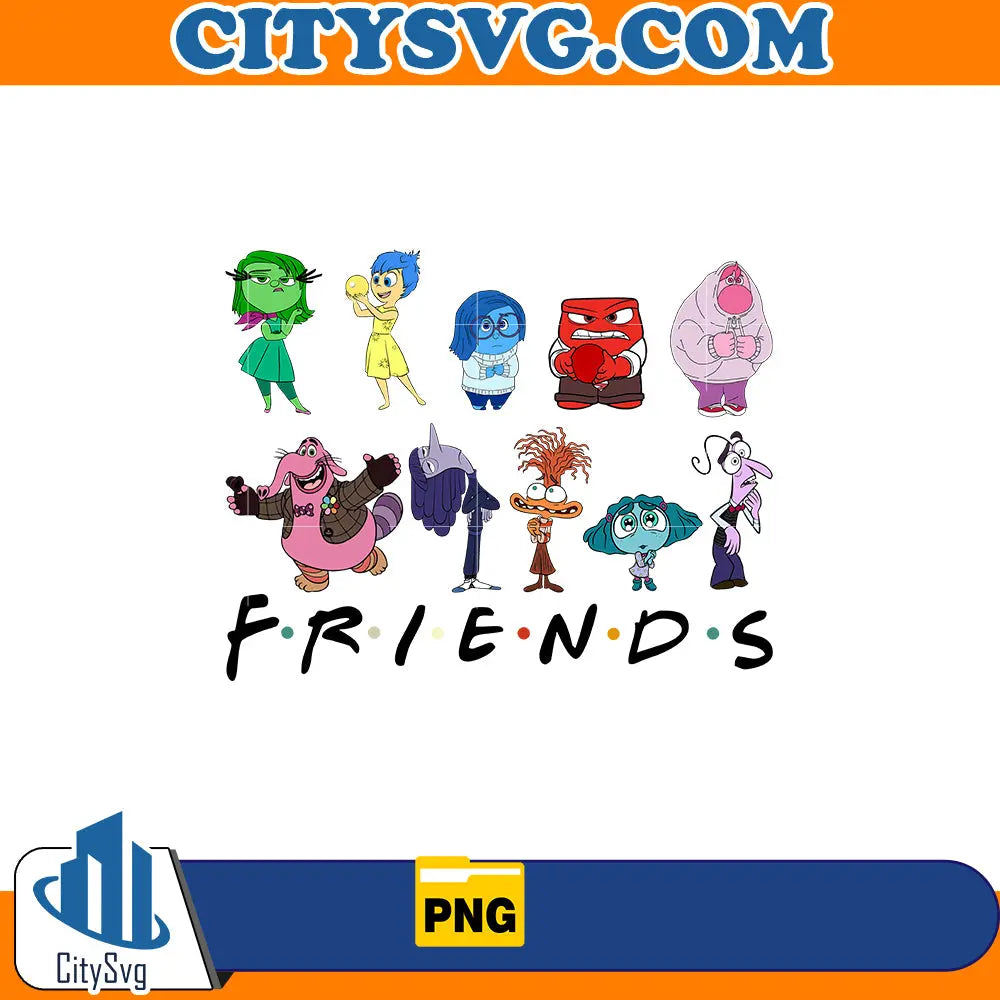 Friends cartoon png CitySvg