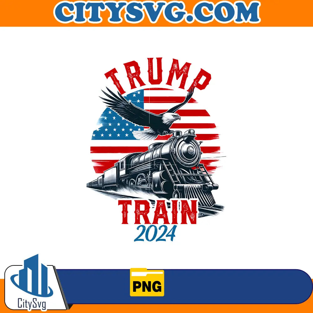 Trump train 2024 png CitySvg