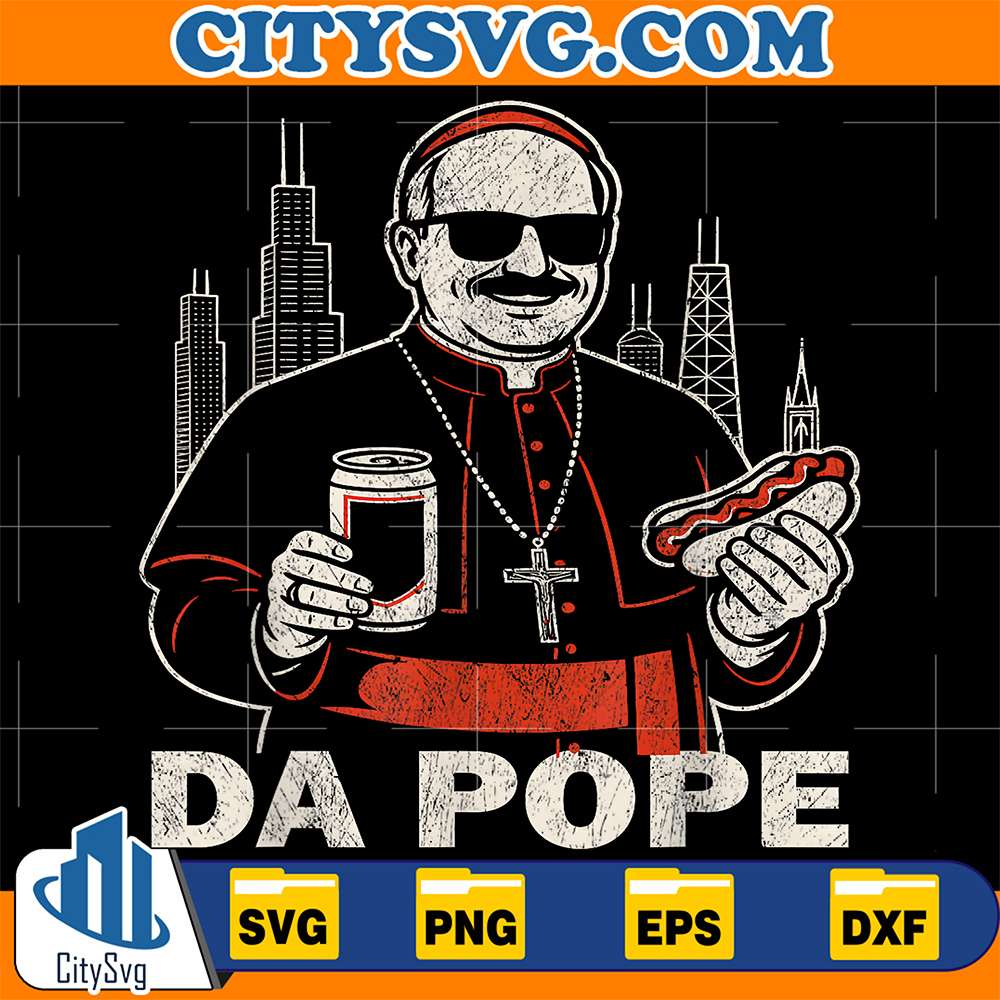 Da-Pope-From-America-Chicago-Pope-Leo-XIV-Svg
