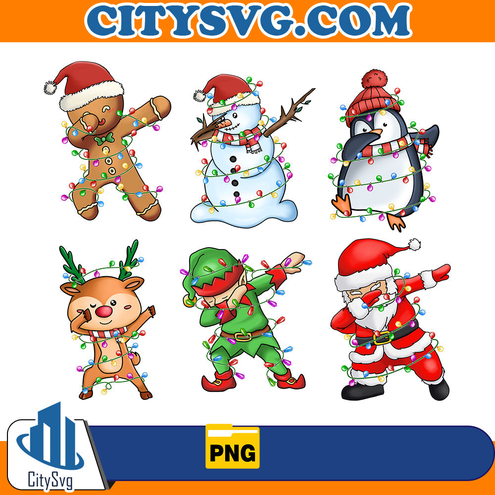 Dabbing Christmas Png CitySvg