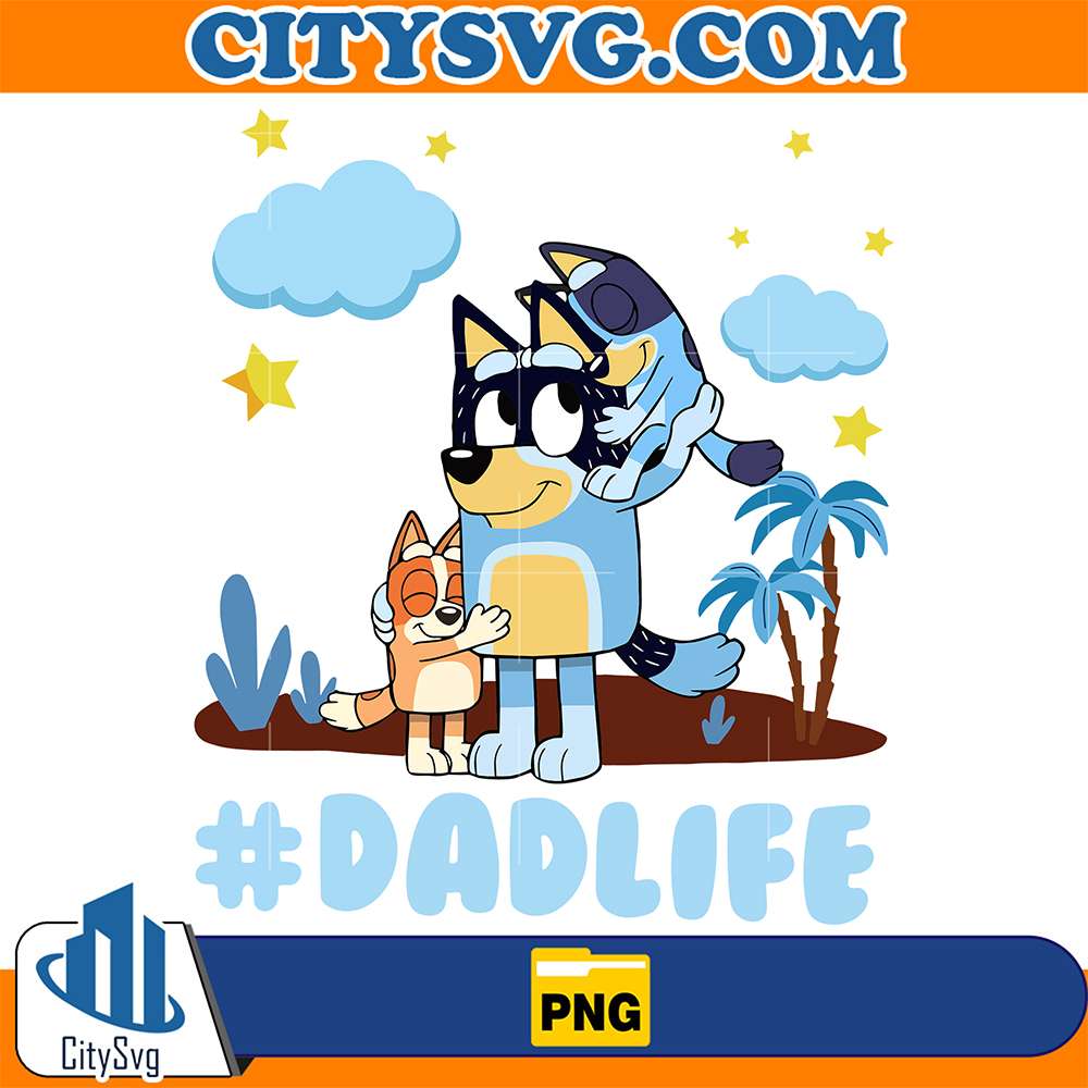 Dad-Life-Bluey-Png