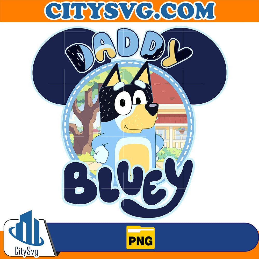 Daddy-Bluey-Png