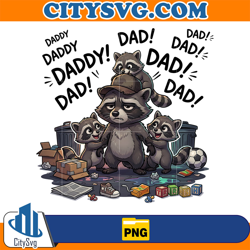 Daddy-Raccoon-Png
