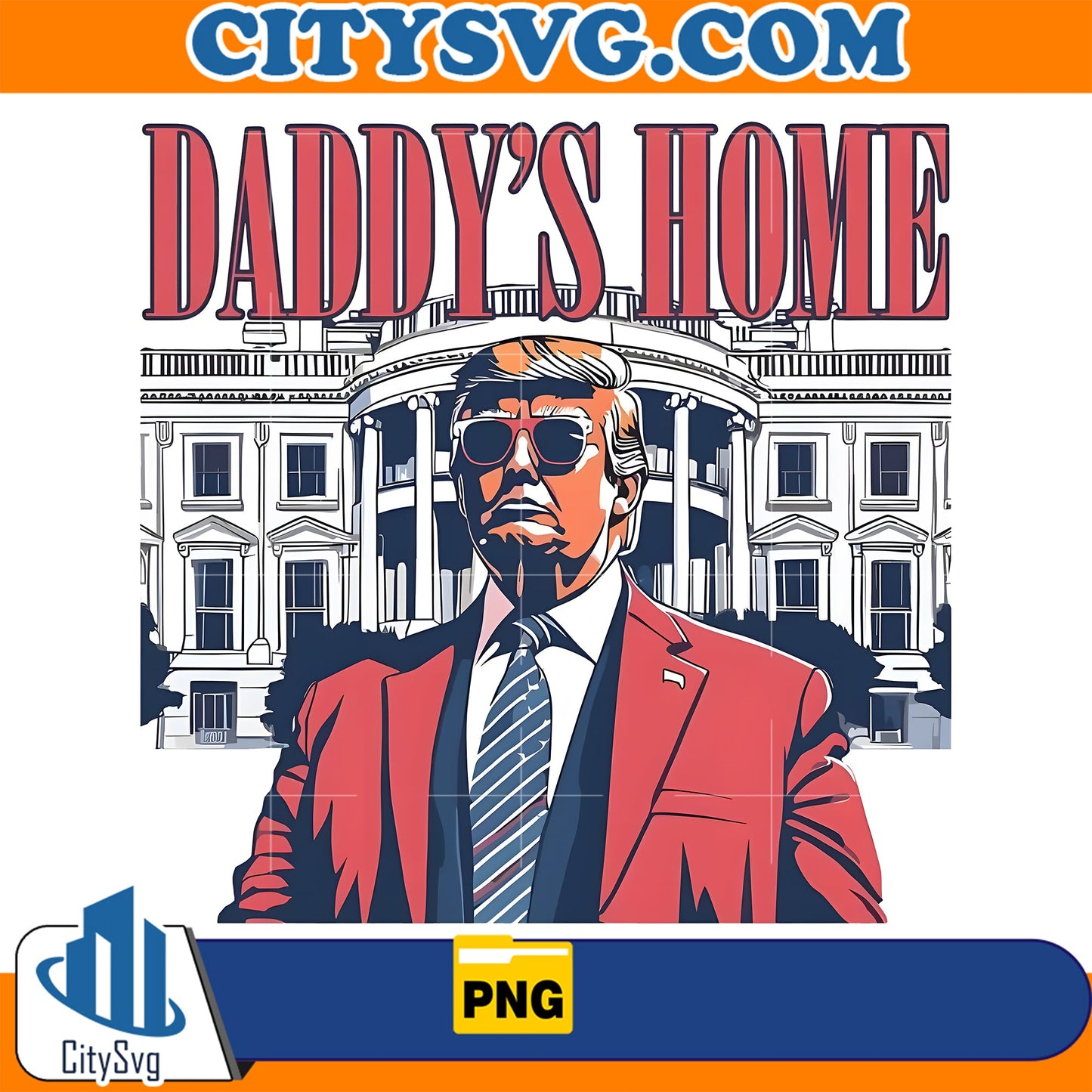 Pink Daddy's Home Png CitySvg