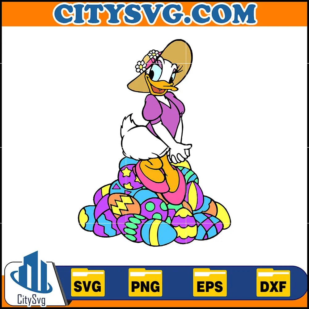 DaisyDuckEasterSvg