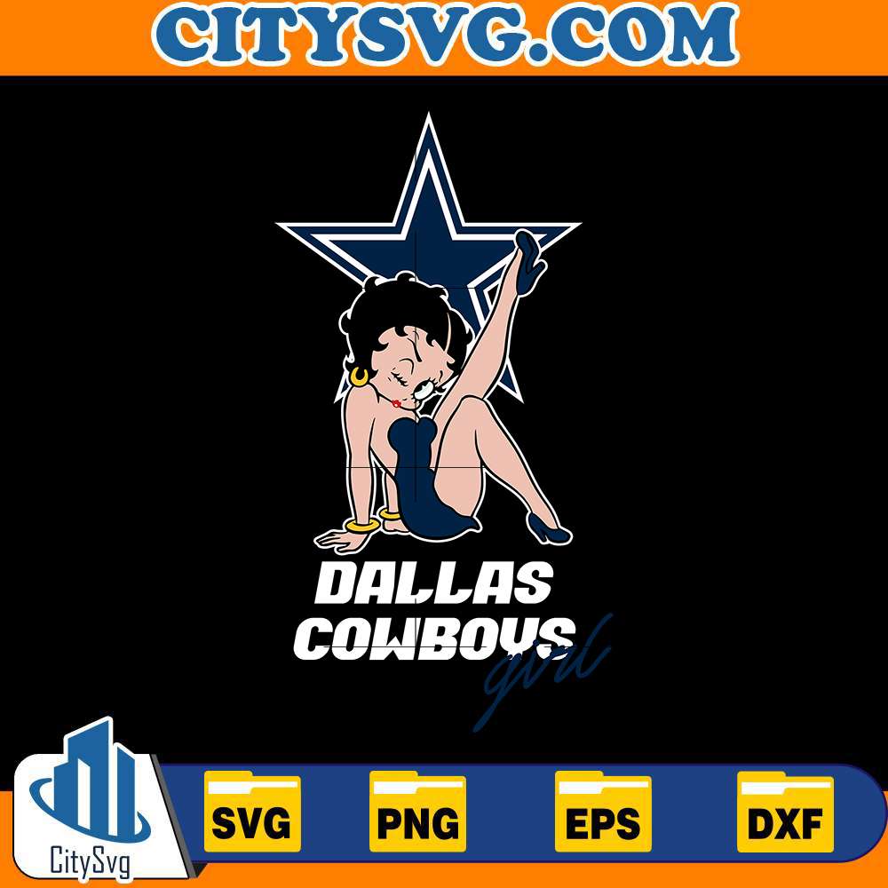 Dallas-Cowboys-Betty-Boop-Svg