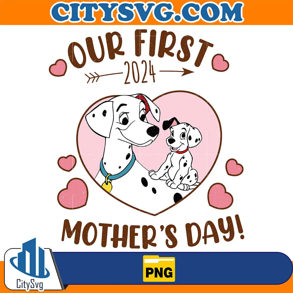 DalmatianOurFirst2024Mother_sDayPng
