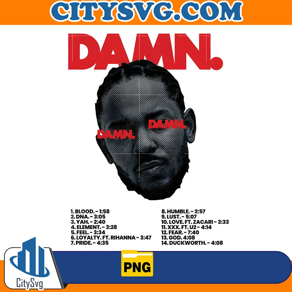 DamnKendrickLamarAlbumPng
