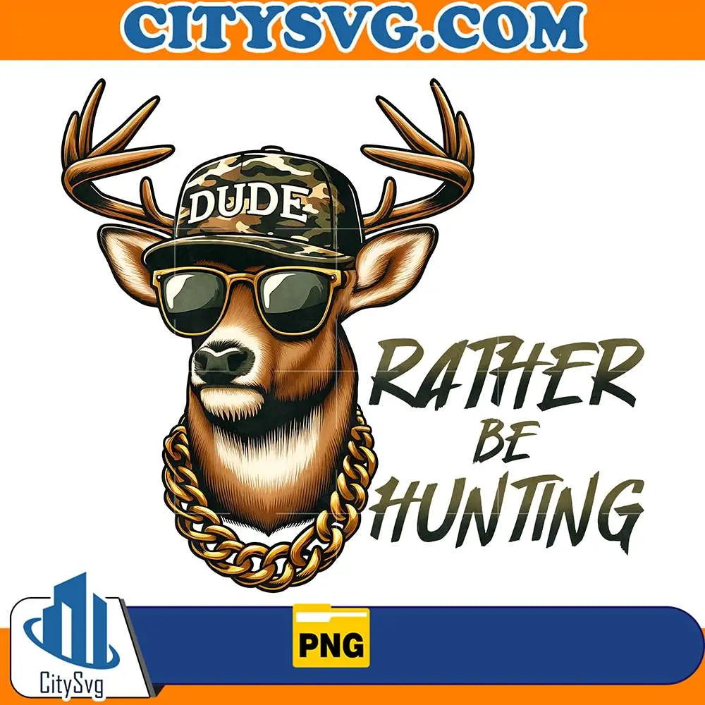 DeerRatherBeHuntingPng