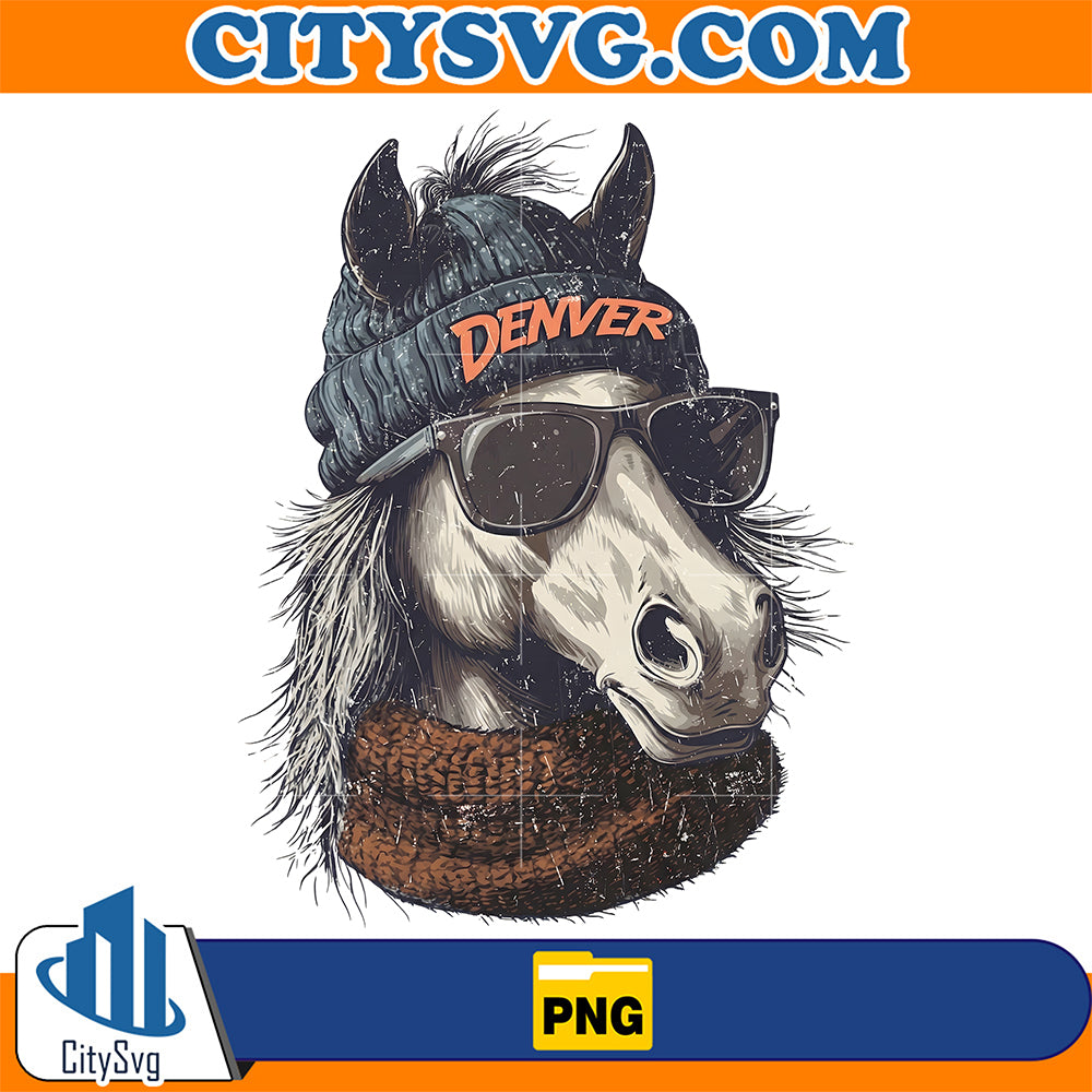 Denver Football Vintage Mascot Png CitySvg