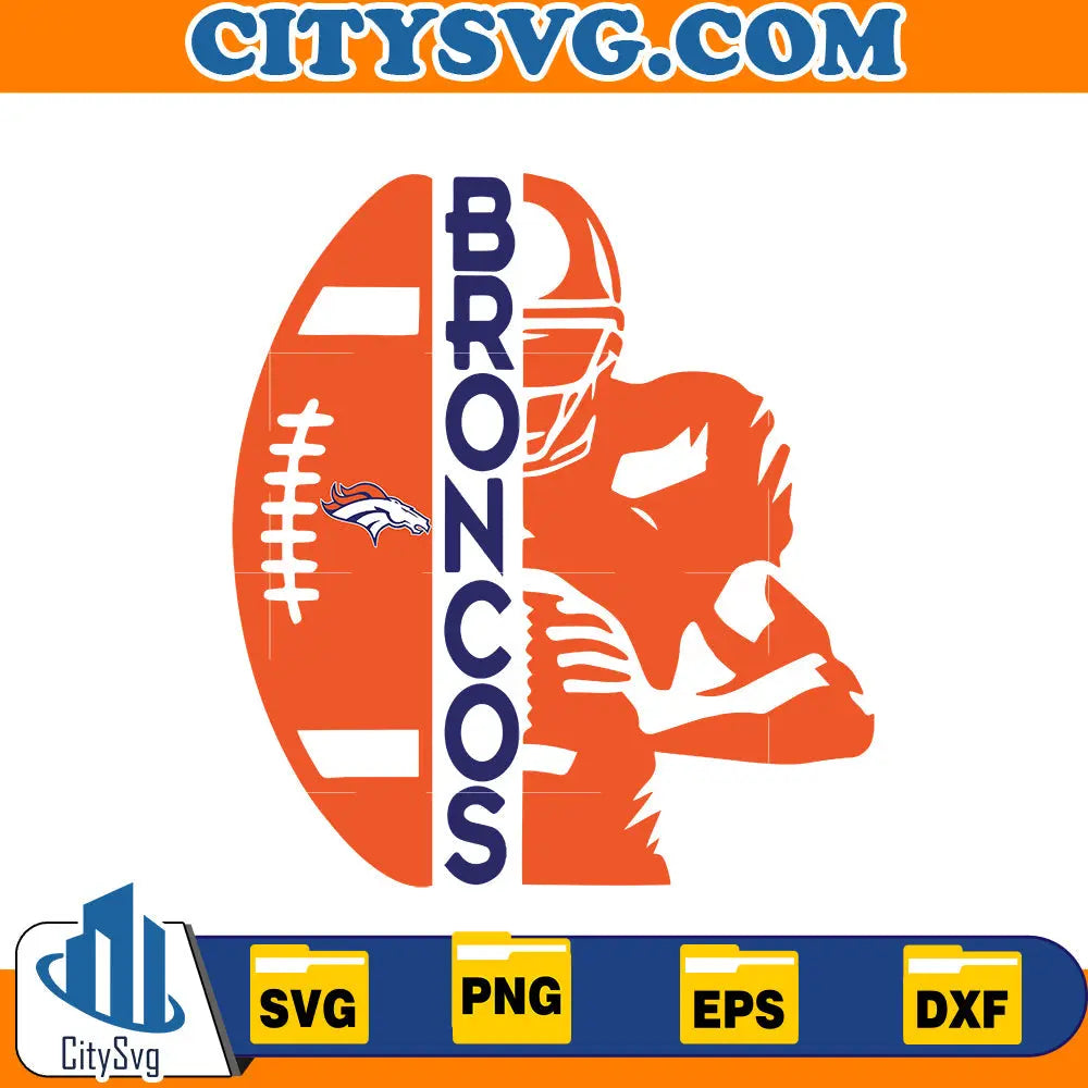 Denver Broncos Svg CitySvg