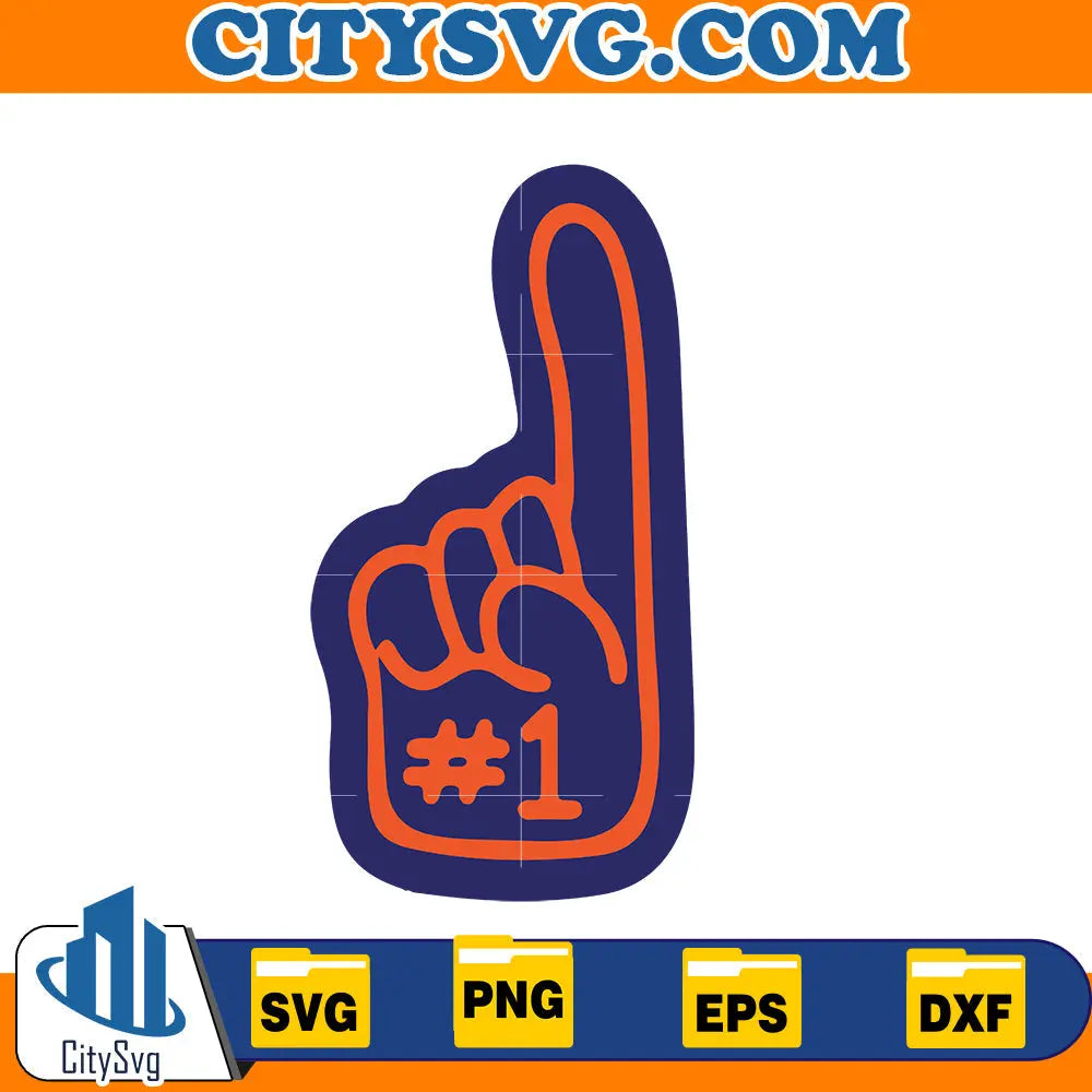 #1 Denver Broncos Svg CitySvg