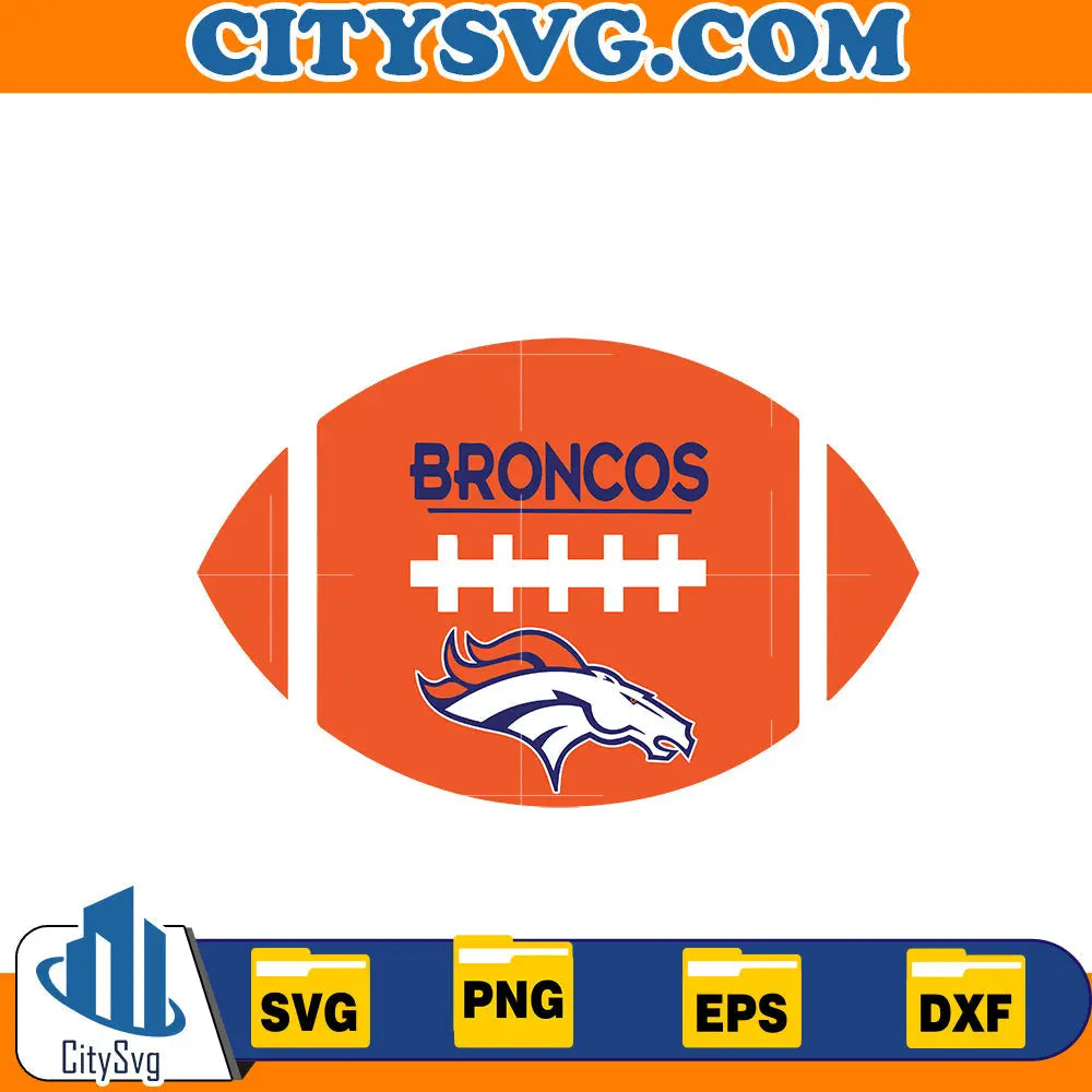 Denver Broncos Svg CitySvg