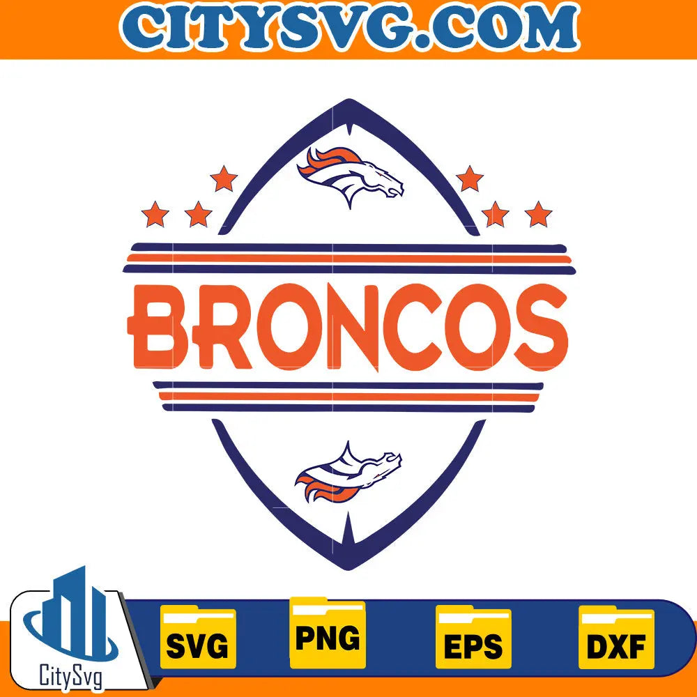Denver Broncos Svg CitySvg