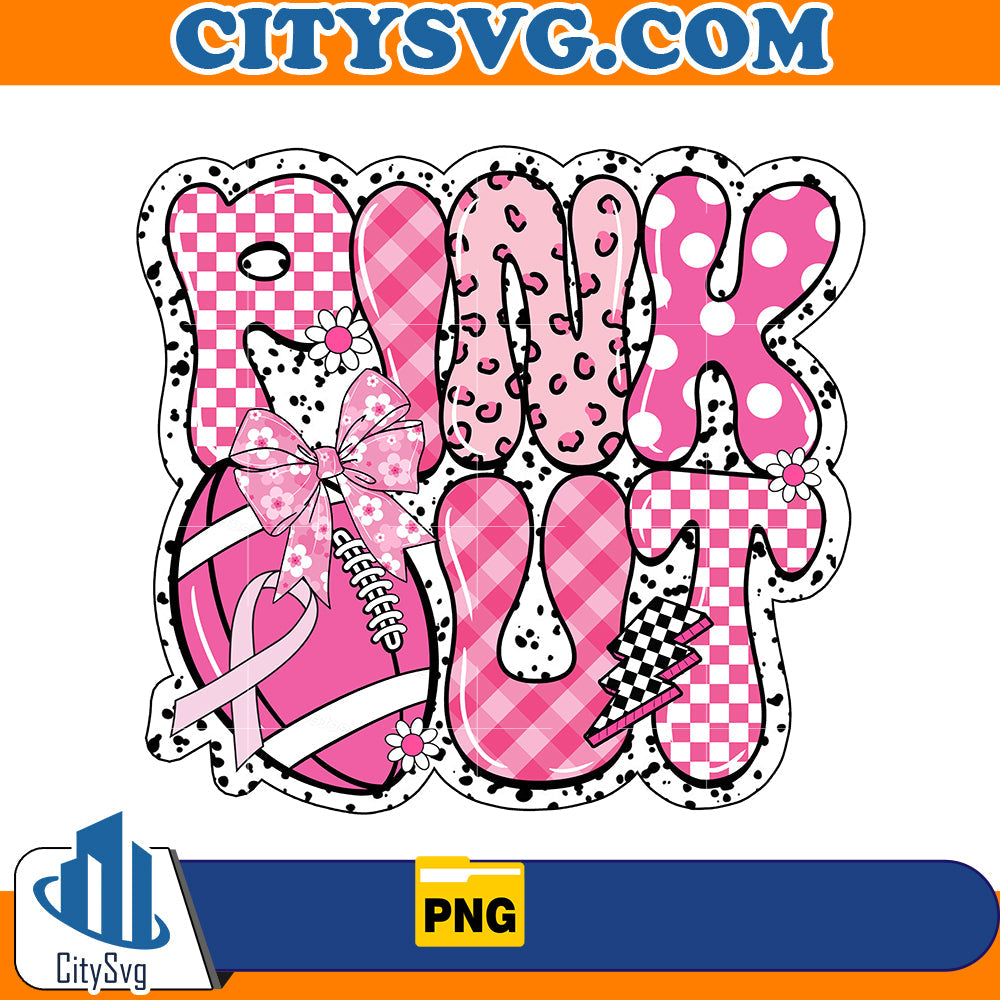Football Pink Out Png CitySvg