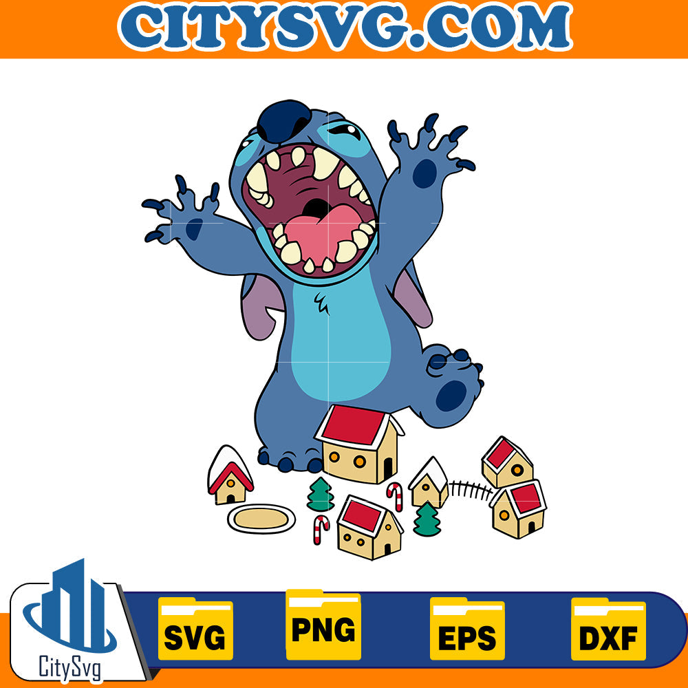 Destroyer Stitch Christmas Svg CitySvg