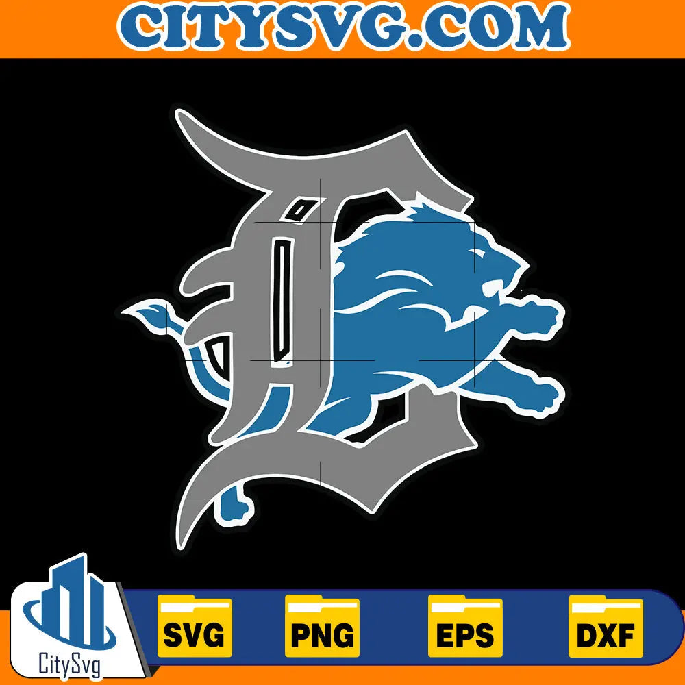 Detroit Lions Svg CitySvg