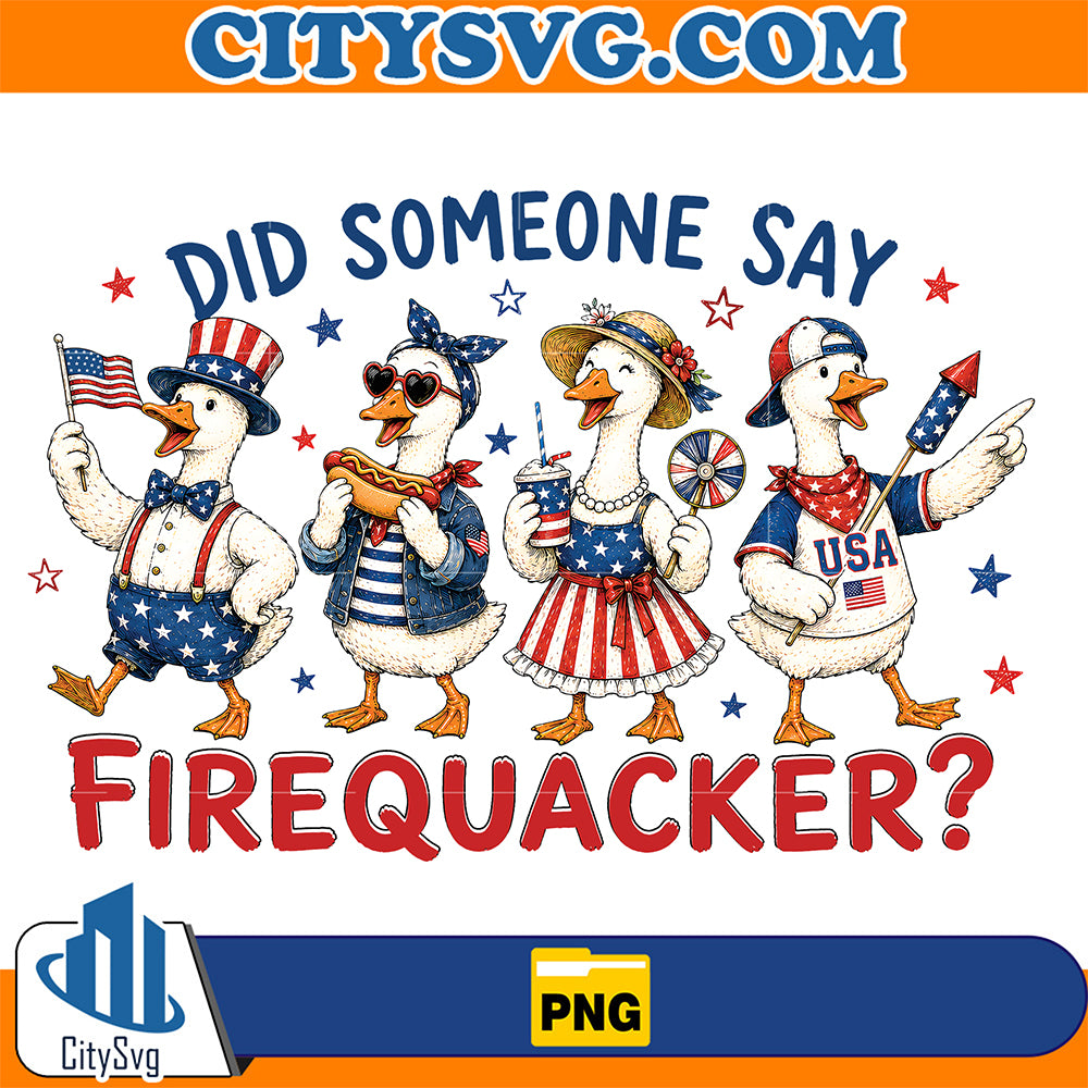 Did-Someone-Say-Firequacker-Goose-Png